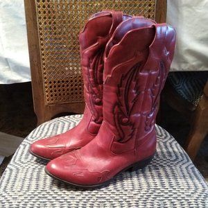 Red Western Boots